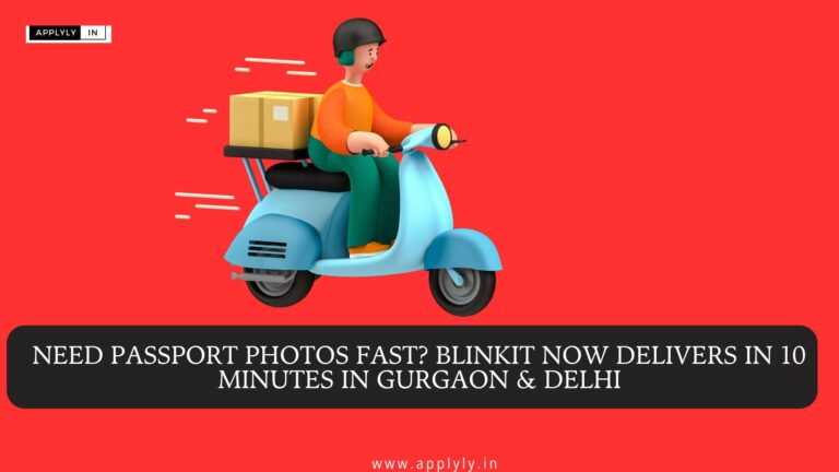 Need Passport Photos Fast? Blinkit Now Delivers In 10 Minutes In Gurgaon & Delhi