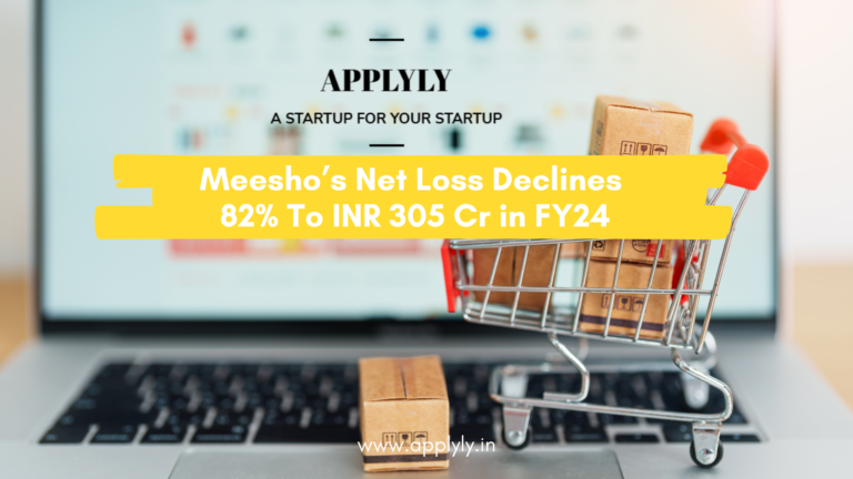 Meesho’s Net Loss Declines 82% To INR 305 Cr in FY24