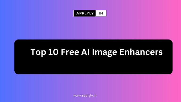 Top 10 Free AI Image Enhancers